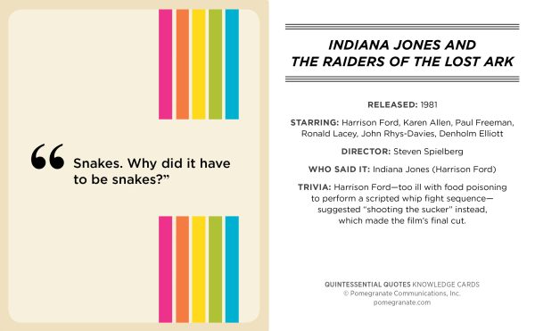 Quintessential Quotes: A Quiz Deck on Movies of the '80s. '90s & 2000s - Image 4