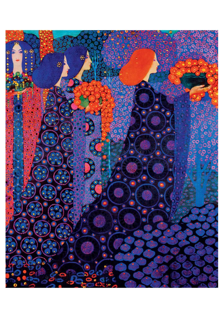 Vittorio Zecchin: Procession of Princesses Notecard
