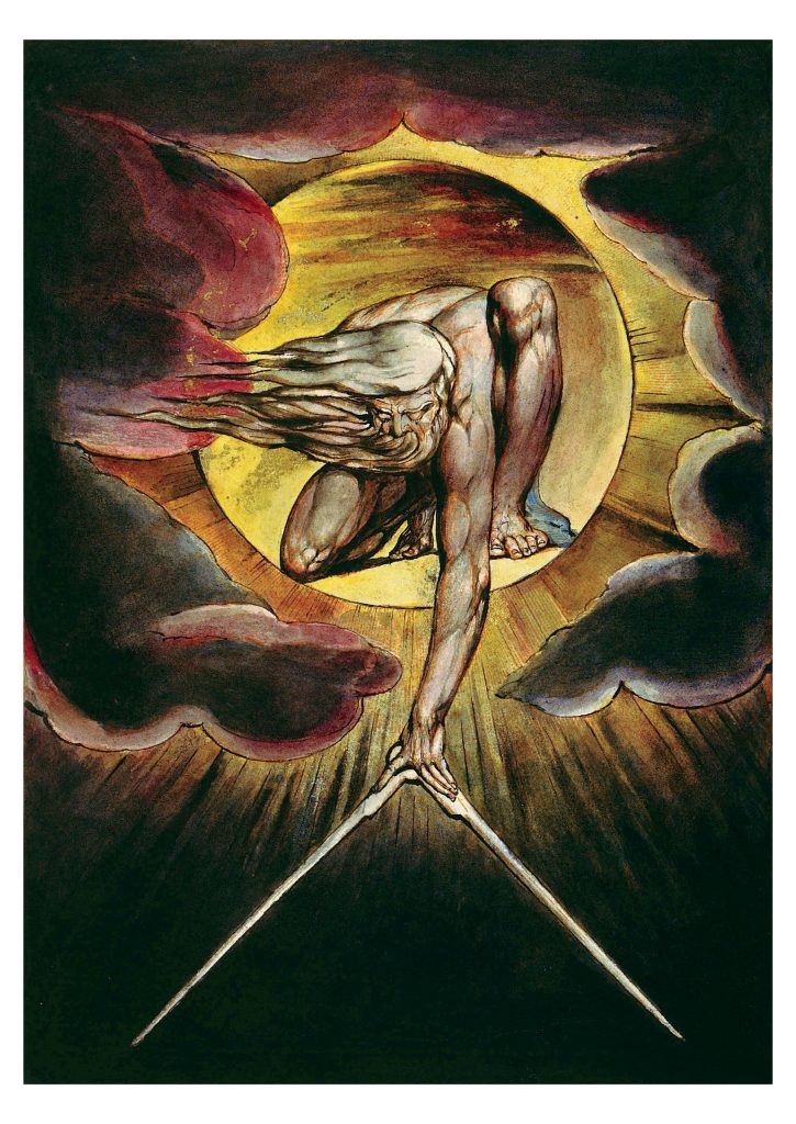William Blake: The Ancient of Days Postcard