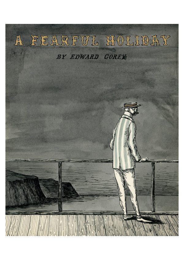Edward Gorey: A Fearful Holiday Postcard