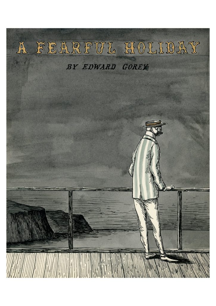 Edward Gorey: A Fearful Holiday Postcard
