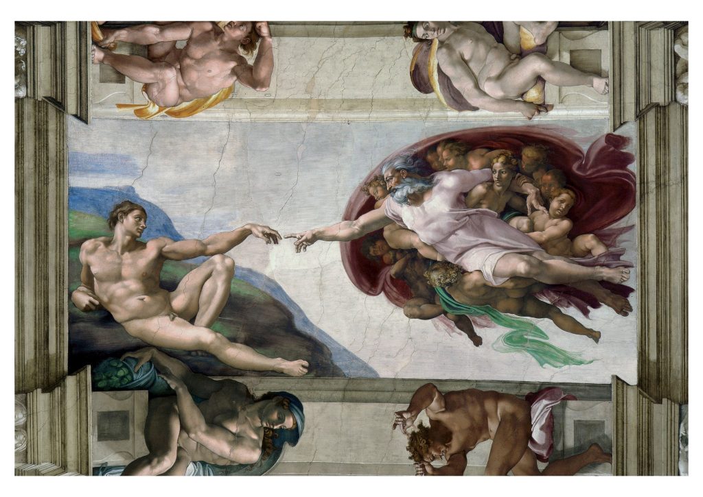 Michelangelo: The Creation of Adam Postcard