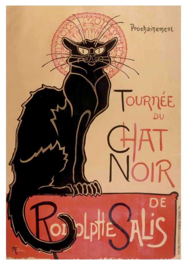 Theophile-Alexandre Steinlen: The Black Cat Postcard