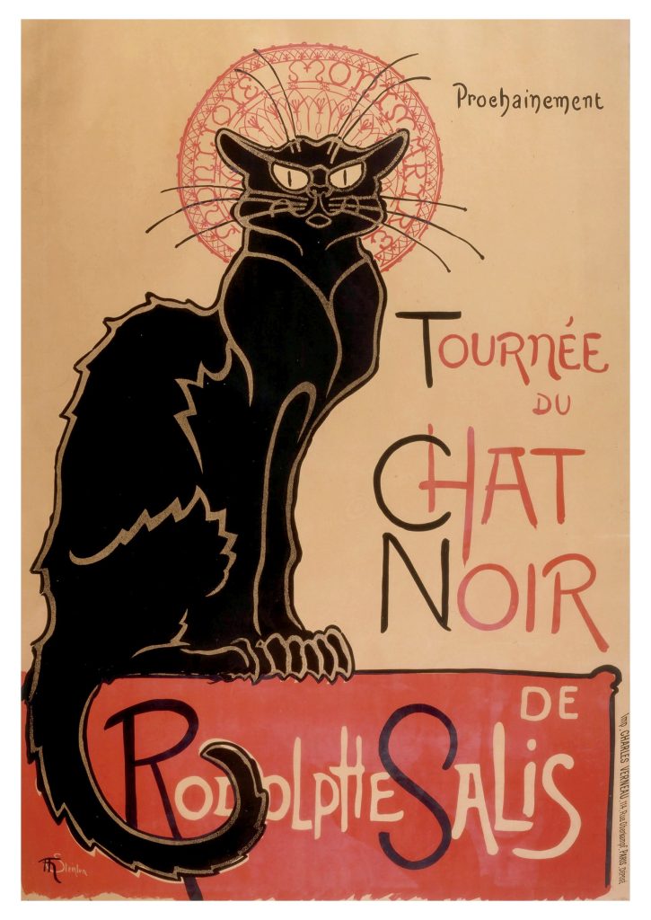 Theophile-Alexandre Steinlen: The Black Cat Postcard