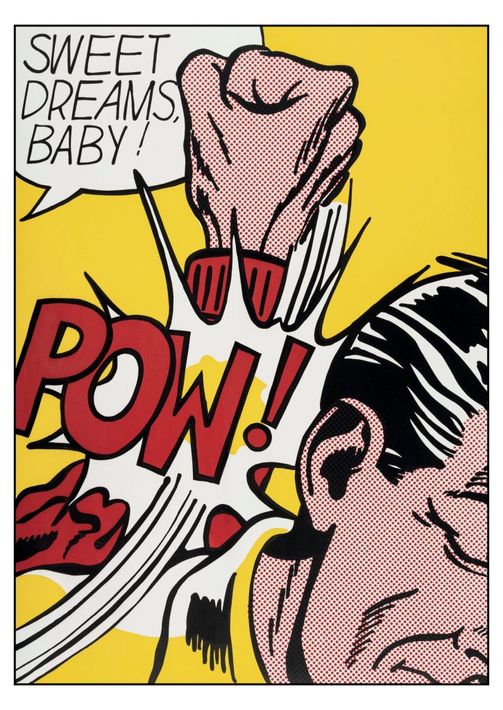 Roy Lichtenstein: Sweet Dreams. Baby! Postcard