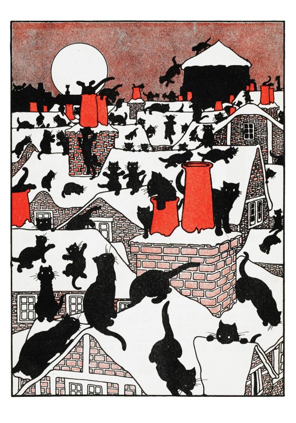 Charles Robinson: A Black Cat Holiday Small Boxed Cards - Image 2