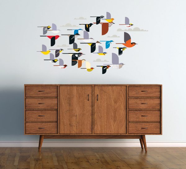 Charley Harper: A Flock of Birds Wall Décor - Image 2