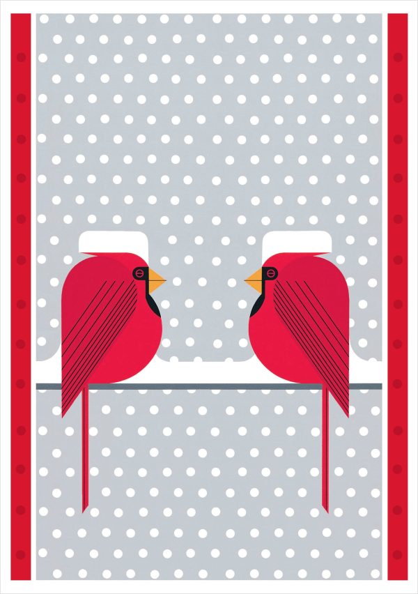 Charley Harper: Cool Cardinals Holiday Card Assortment - Image 2