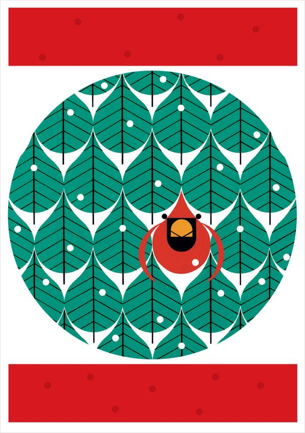 Charley Harper: Cool Cardinals Holiday Card Assortment - Image 4